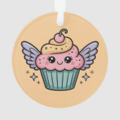 かわいいカップケーキ オーナメント (裏面)