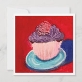 かわいいカップケーキ カード (正面)