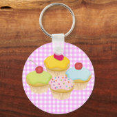 かわいいカップケーキ キーホルダー (正面)