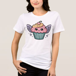  かわいいカップケーキ トライブレンドＴシャツ
