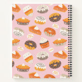 かわいいカップケーキ、ドーナツとパイのレシピ手帳 ノートブック (裏面)