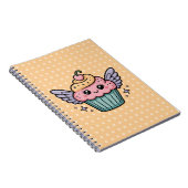 かわいいカップケーキ ノートブック (右側)
