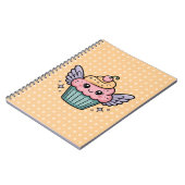 かわいいカップケーキ ノートブック (左側)