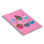 かわいいカップケーキ ノートブック (右側)