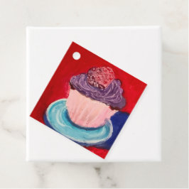 かわいいカップケーキ フェイバータグ