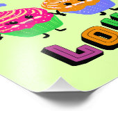 かわいいカップケーキ フォトプリント            (角)