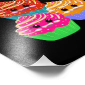 かわいいカップケーキ フォトプリント            (角)