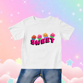 かわいいカップケーキ ベビーTシャツ
