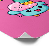 かわいいカップケーキ ポスター (角)