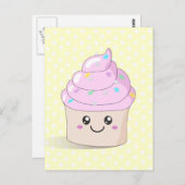 かわいいカップケーキ ポストカード (正面/裏面)