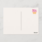 かわいいカップケーキ ポストカード (裏面)