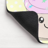 かわいいカップケーキ マウスパッド (コーナー)
