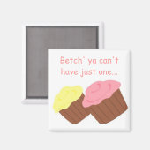 かわいいカップケーキ マグネット (正面/裏面)