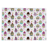 かわいいカップケーキ ラージペーパーバッグ (裏面)