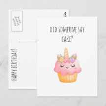 かわいいカップケーキ 面白い 誕生日おめでとう