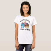 かわいいカップケーキ Tシャツ (正面フル)
