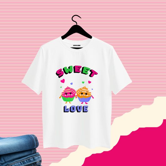かわいいカップケーキ Tシャツ
