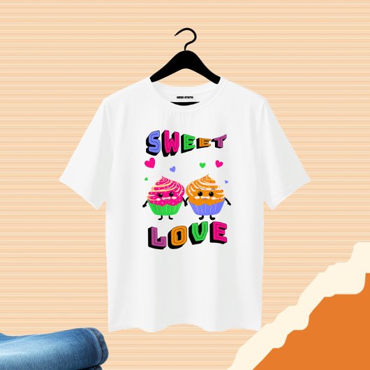 かわいいカップケーキ Tシャツ