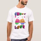 かわいいカップケーキ Tシャツ (正面)