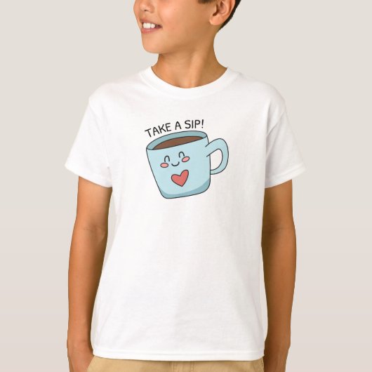 かわいいカップラブスケッチ Tシャツ (正面)