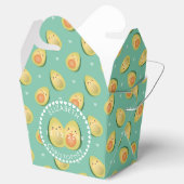 かわいいカップルのアボカドで結婚式を避けよう フェイバーボックス (オープン)