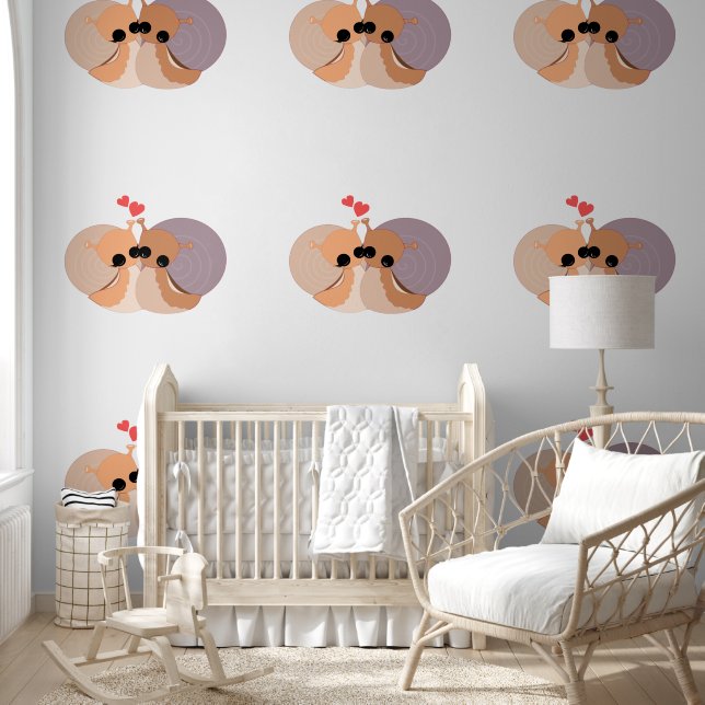 かわいいカップルのカタツムリ 壁紙 (キッズ)