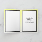 かわいいカップルのコーンパン・ラブロマンチック カード (内部)