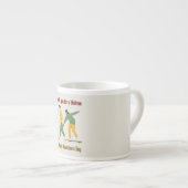 かわいいカップルのバレンタインデー エスプレッソカップ (正面右)