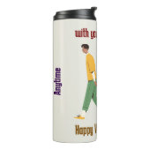 かわいいカップルのバレンタインデー タンブラー (回転左)