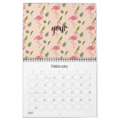 かわいいカップルのヘッジ カレンダー (2月 2027)