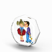 かわいいカップルの写真あなたの愛の贈り物をブロック フォトブロック (右)