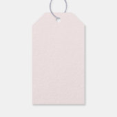 かわいいカップルの愛のバレンタインありがとう ギフトタグ (裏面)