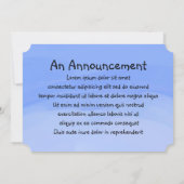 かわいいカップルの2つの花嫁が何の発表を推測 案内状 (裏面)