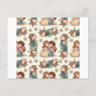 かわいいカップルはがき ポストカード