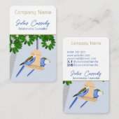 かわいいカップルよくはしゃぐのRosellasカウンセラー 名刺 (正面/裏面)