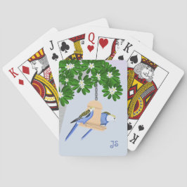 かわいいカップルよくはしゃぐのRosellasモノグラム トランプ