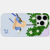 かわいいカップルよくはしゃぐのRosellasモノグラム Case-Mate iPhoneケース (裏面 (横))