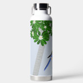 かわいいカップルよくはしゃぐのRosellas名前を追加 ウォーターボトル (正面)