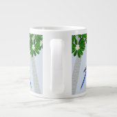 かわいいカップルよくはしゃぐのRosellas名前を追加 ジャンボコーヒーマグカップ (裏面)