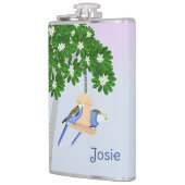 かわいいカップルよくはしゃぐのRosellas名前を追加 フラスク (左)