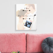 かわいいカップルカスタムの写真 キャンバスプリント (インサイチュ (リビング))