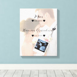 かわいいカップルカスタムの写真 キャンバスプリント