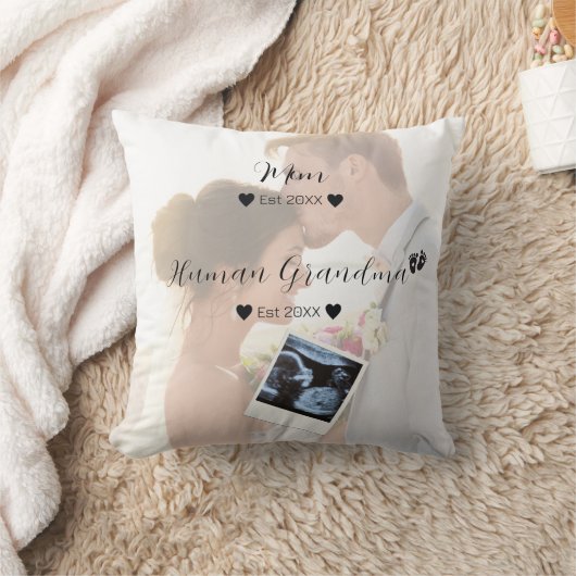 かわいいカップルカスタムの写真 クッション (ブランケット)