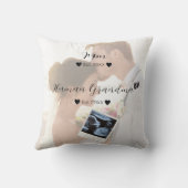 かわいいカップルカスタムの写真 クッション (裏面)