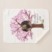 かわいいカップルカスタムの写真 シェルパブランケット (正面(横))