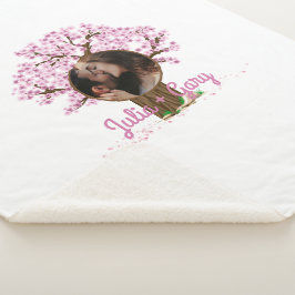 かわいいカップルカスタムの写真 シェルパブランケット