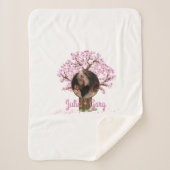 かわいいカップルカスタムの写真 シェルパブランケット (正面)