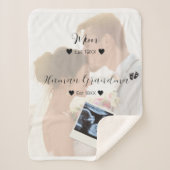 かわいいカップルカスタムの写真 シェルパブランケット (正面)