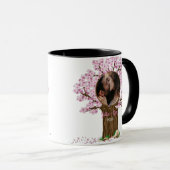 かわいいカップルカスタムの写真 マグカップ (正面右)