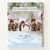 かわいいカップルカスタムフォトジャーナル ノートブック (裏面)